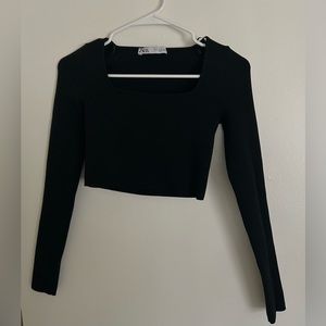 Zara seamless crop top